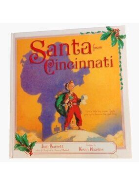 Santa From Cincinnati Judi Barrett Illustrated Hawkes Hardcover First Edition